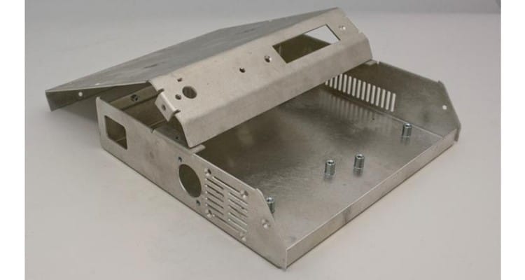 typical sheet metal enclosure