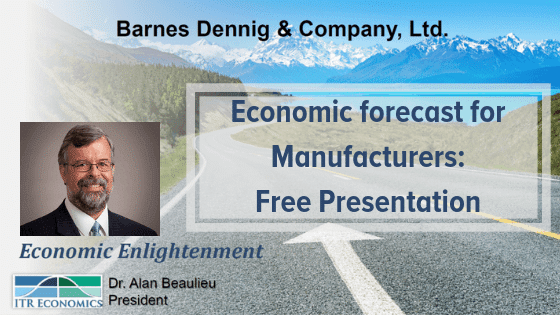 Economic forecast for Manufacturers: Free Presentation